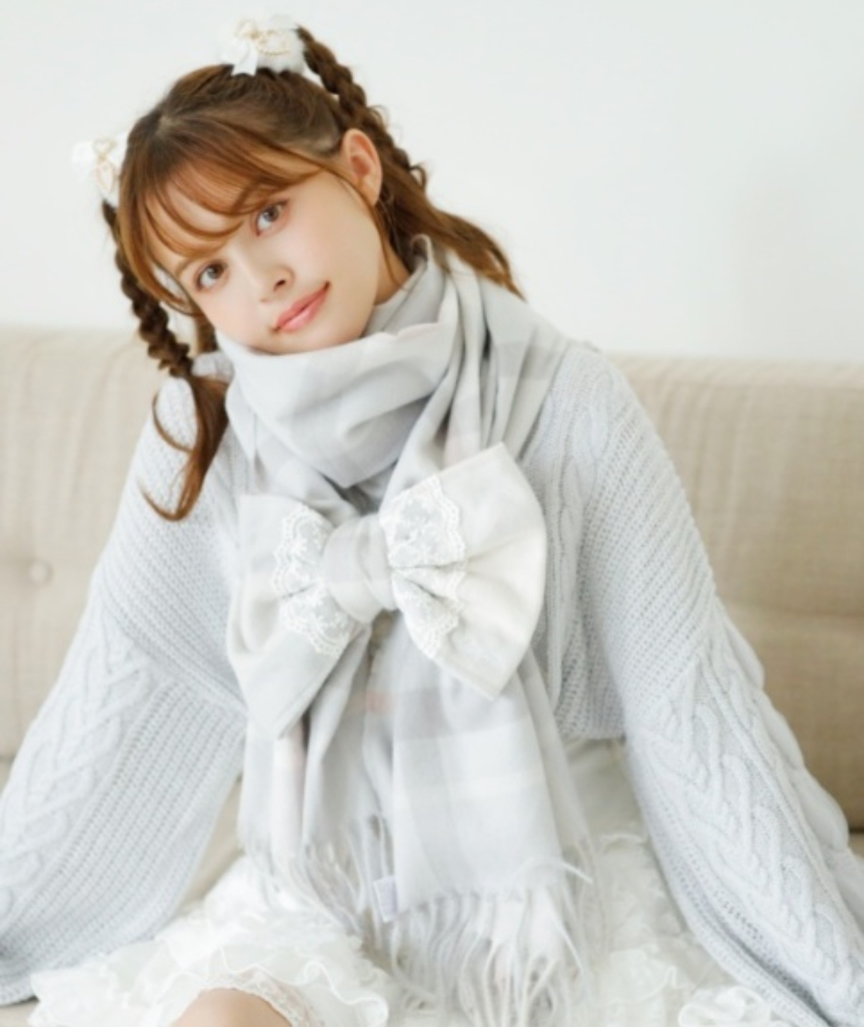 Japon Lolita Tatlı Sevimli Şal - Shawl Wrap Winter incelemesi ve fiyatı