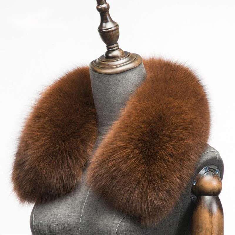 Kış Doğal Tilki Kürk Eşarp Kar - Shawl Wrap Winter incelemesi ve fiyatı