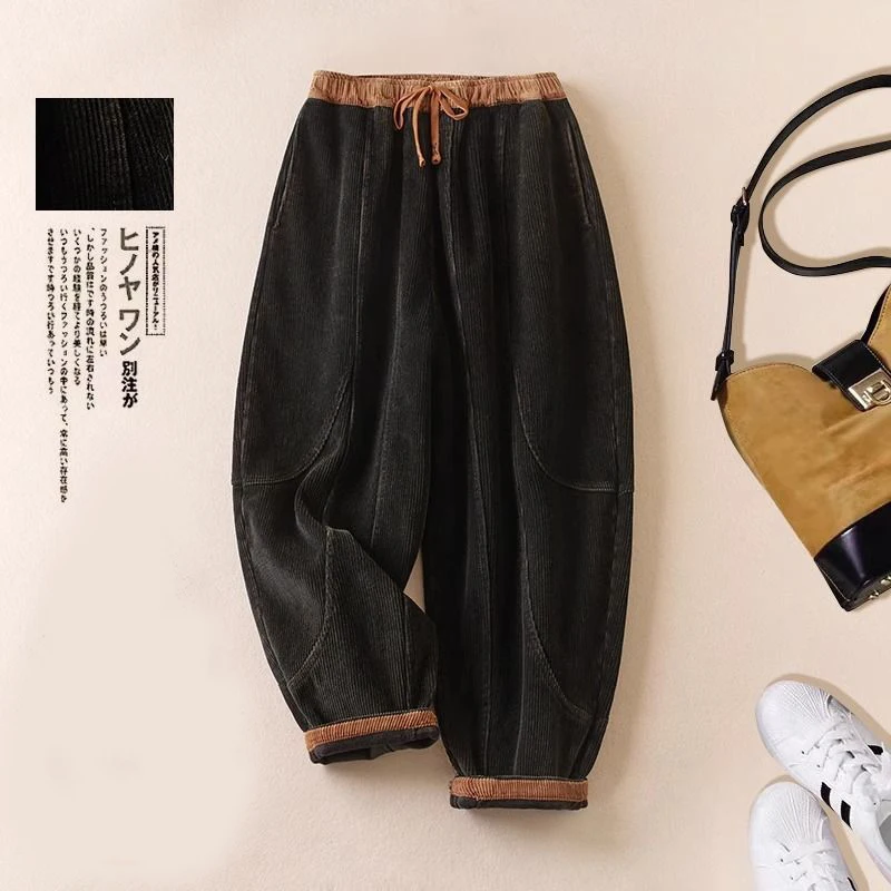 Kadife harem pantolonu kadın s - Corduroy Pant Warm incelemesi ve fiyatı