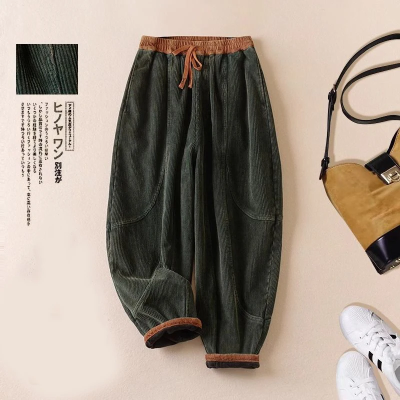 Kadife harem pantolonu kadın s - Corduroy Pant Warm incelemesi ve fiyatı