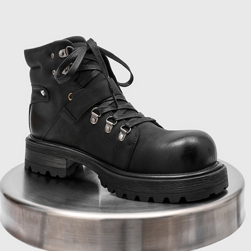 Marka Erkek Deri Çizmeler Moto - Waterproof Winter Boot incelemesi ve fiyatı