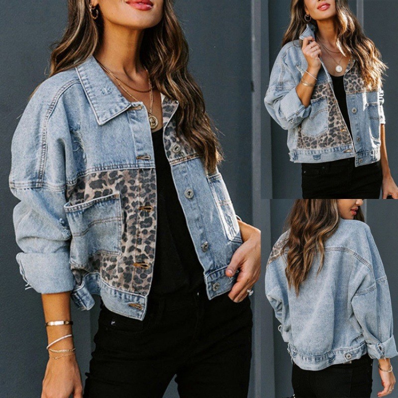 Leopar Dikiş Denim Ceket Kadın - Down Jacket Packable incelemesi ve fiyatı